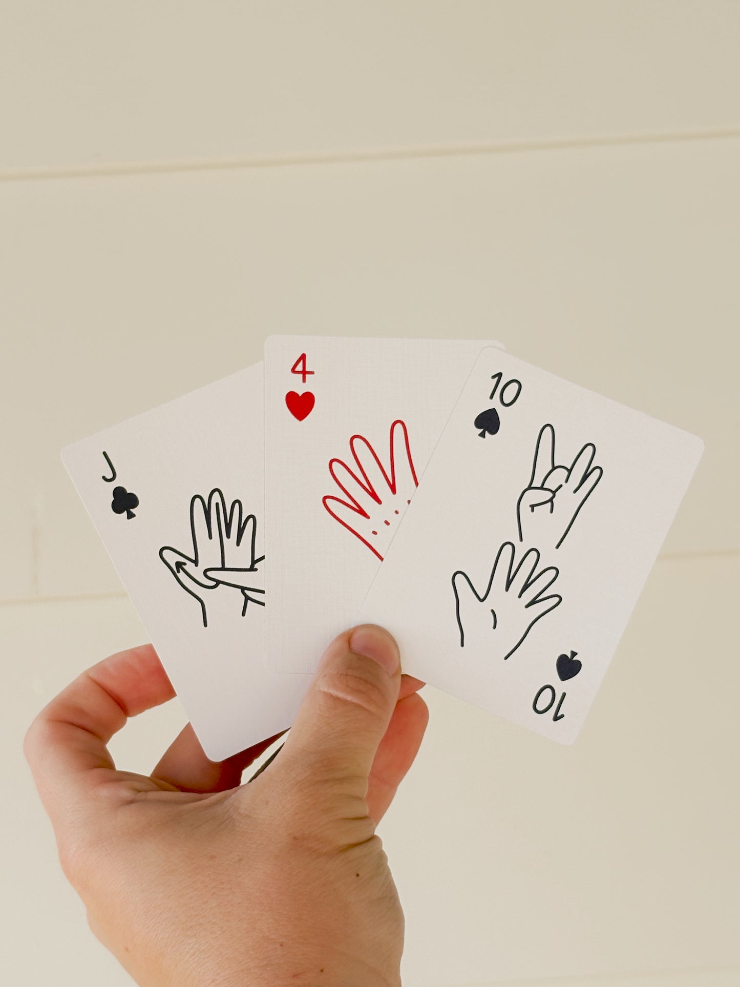 Auslan Playing Card Deck