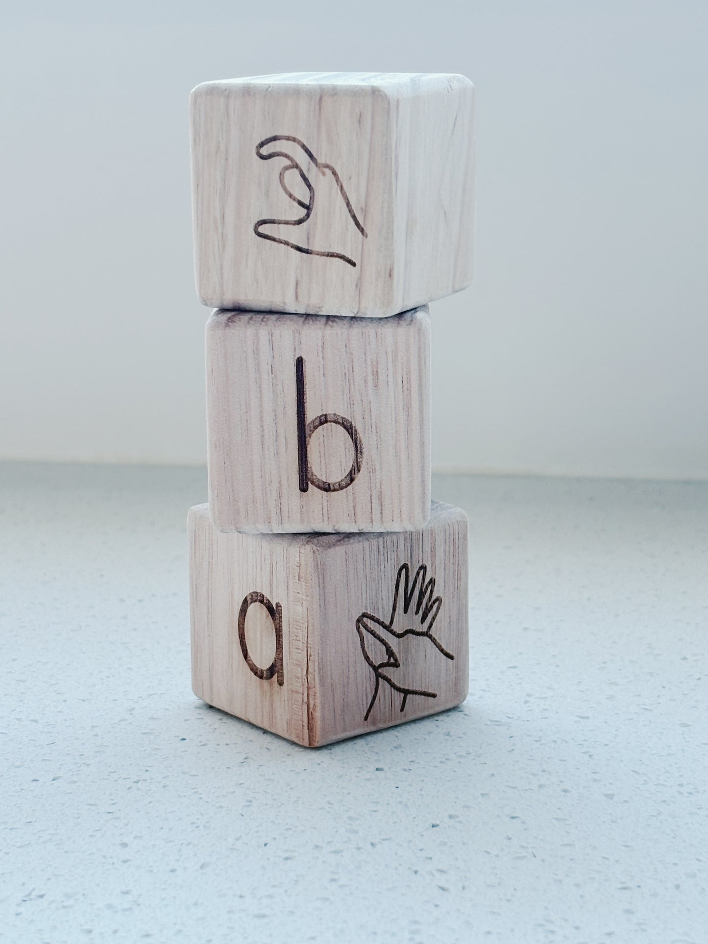 Auslan Alphabet Blocks