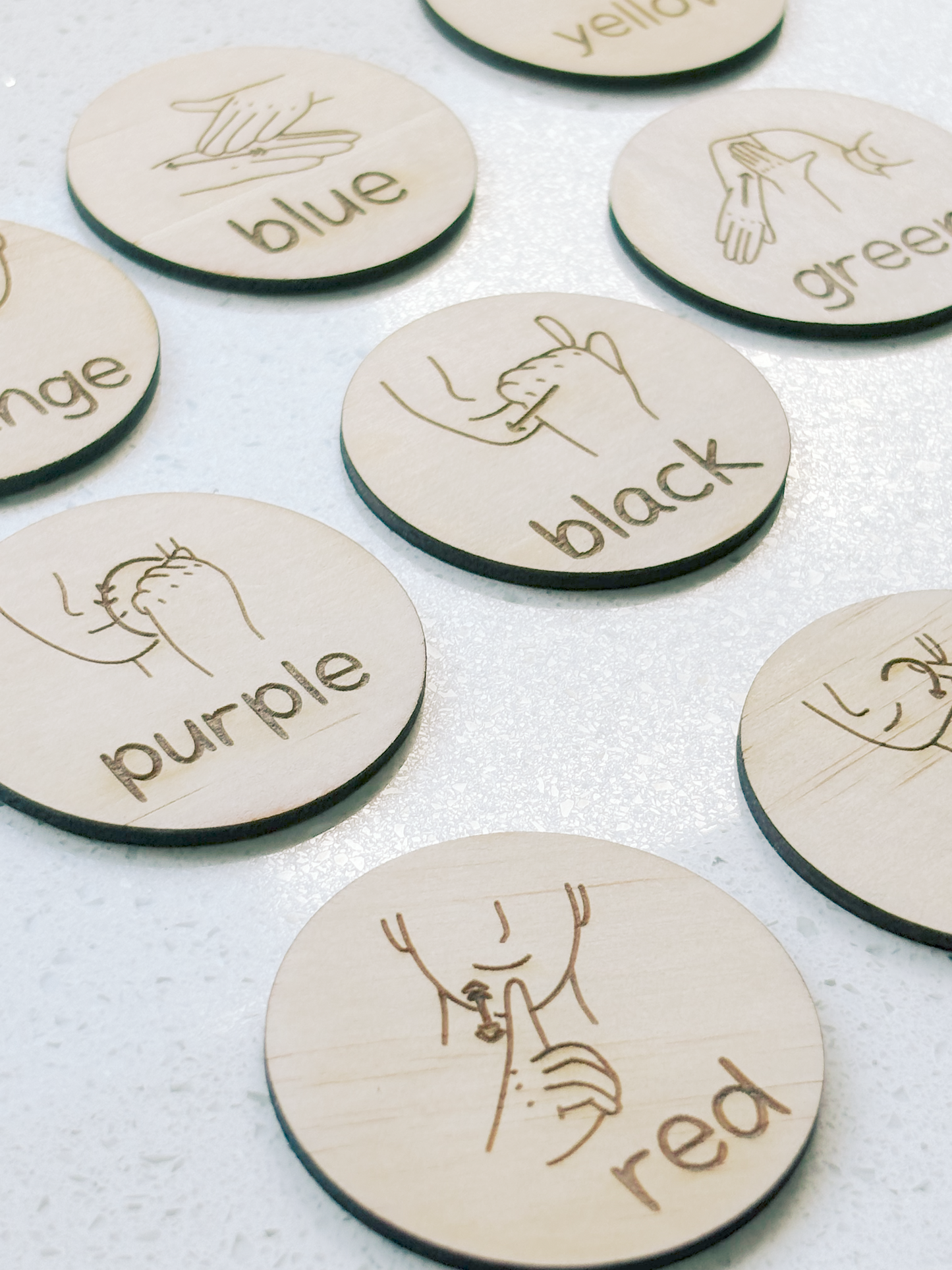 Auslan Colours Memory Game
