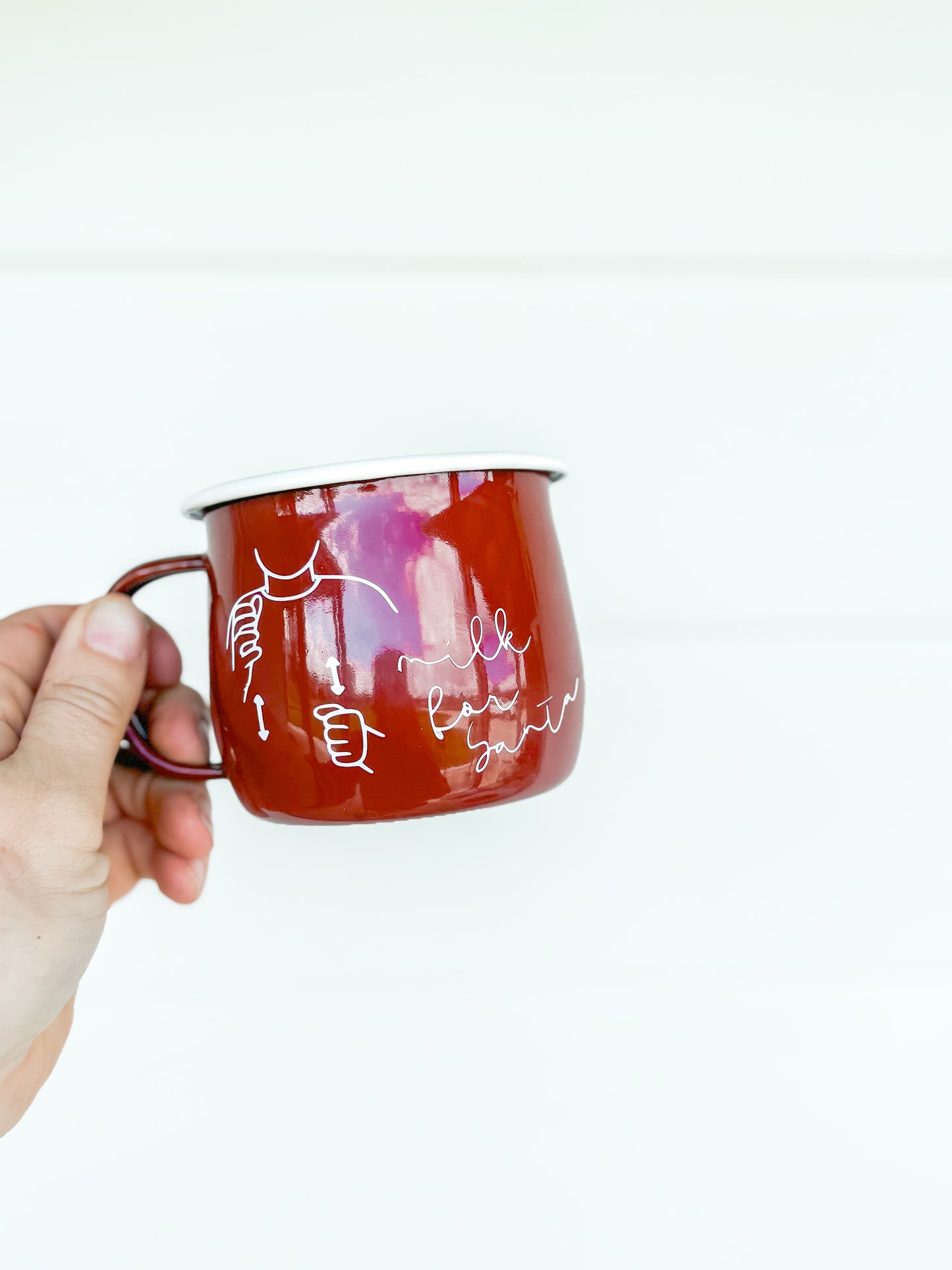 Auslan Milk for Santa mug