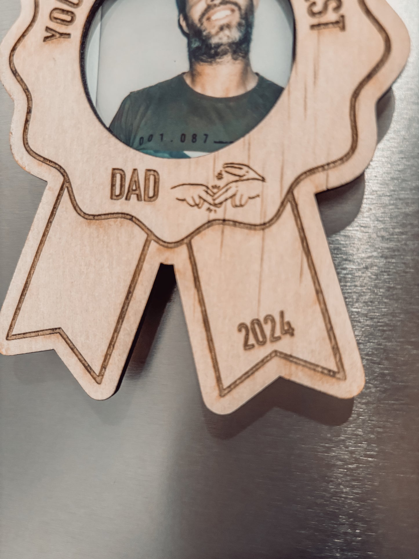 Auslan Father Day Fridge Magnet