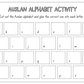 Auslan Alphabet Cut & Paste Activity