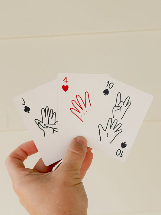 Auslan Playing Card Deck
