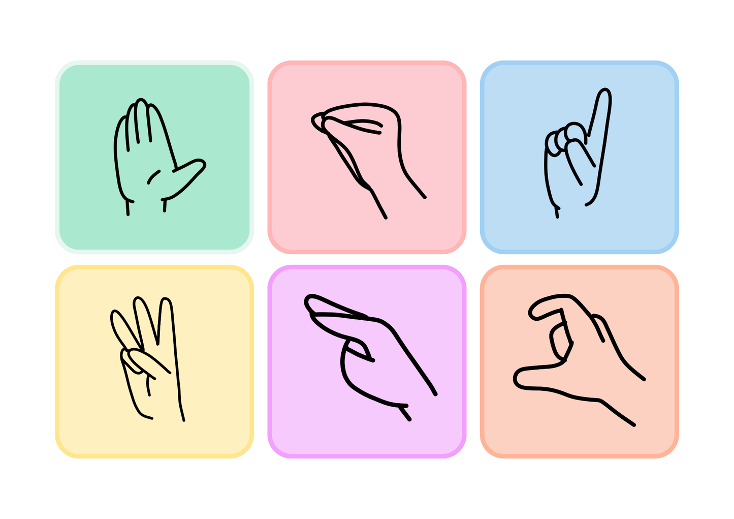 HOLME Auslan Handshape Memory Game