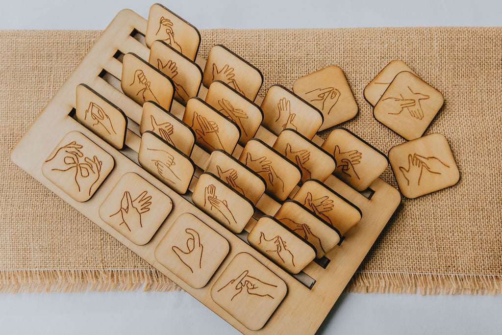 Auslan Letters Board Game