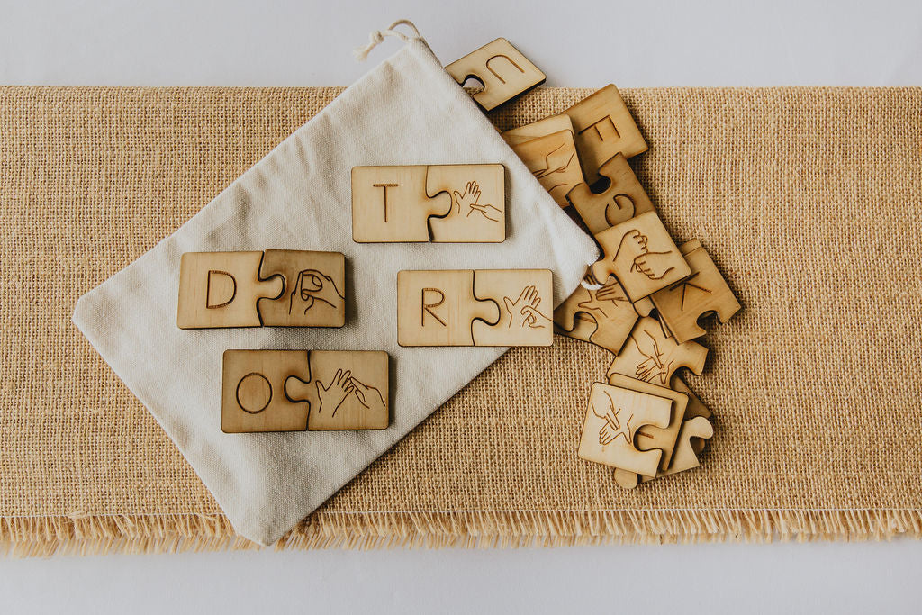 Auslan Alphabet Uppercase Puzzles