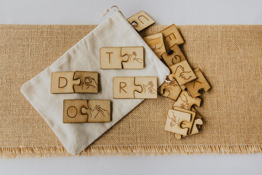 Auslan Alphabet Uppercase Puzzles