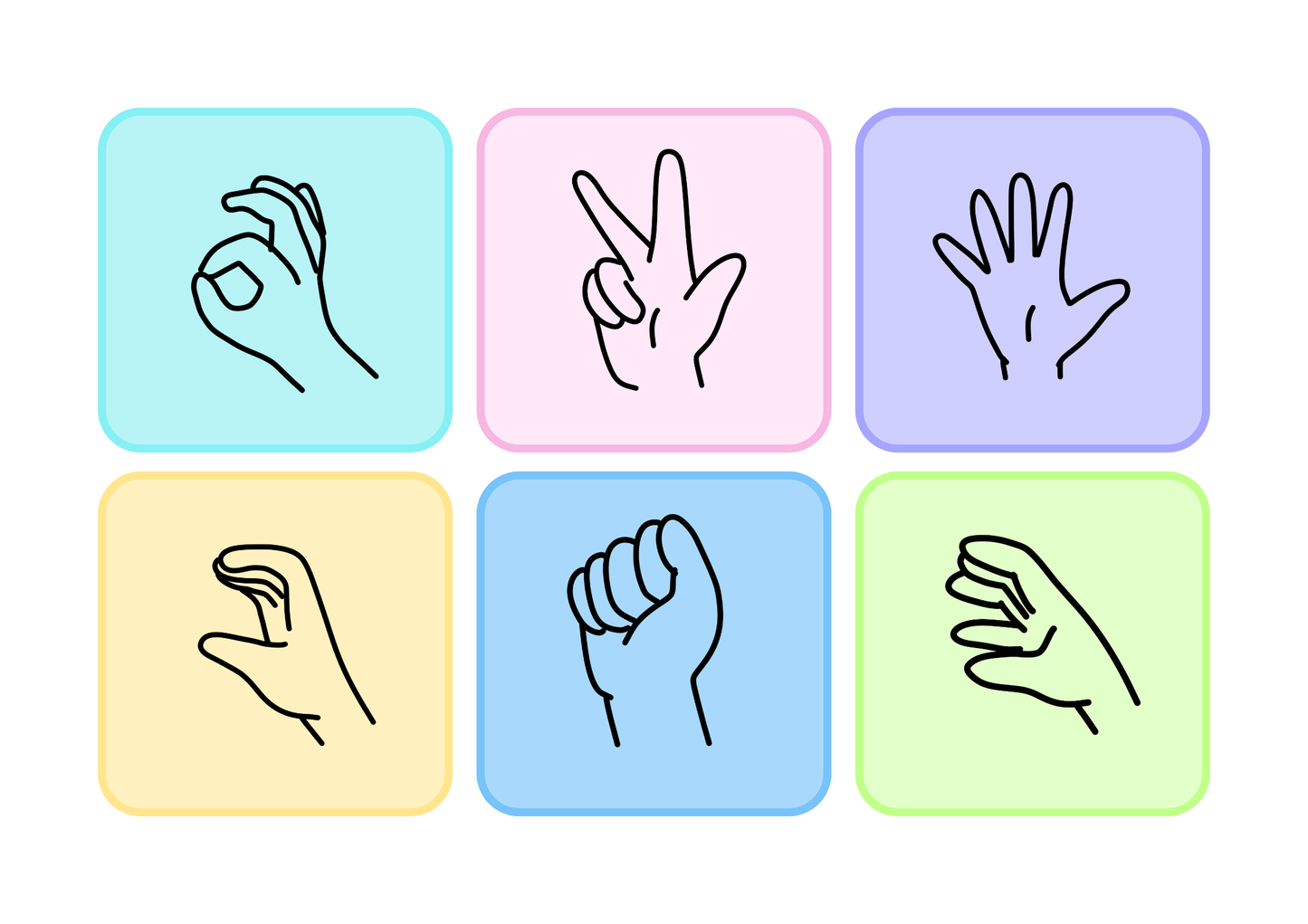 HOLME Auslan Handshape Memory Game
