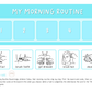 Morning & Night Routine - 5 Step Visual Board