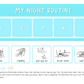 Morning & Night Routine - 5 Step Visual Board