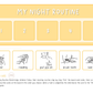 Morning & Night Routine - 5 Step Visual Board