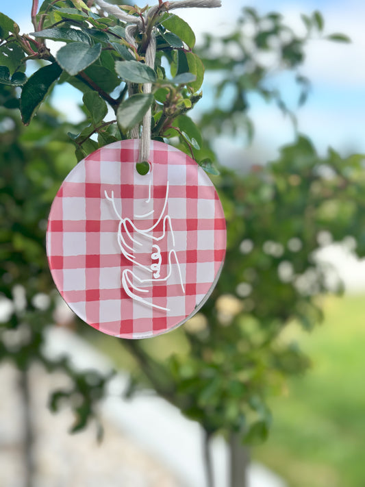 Auslan Santa Ornament