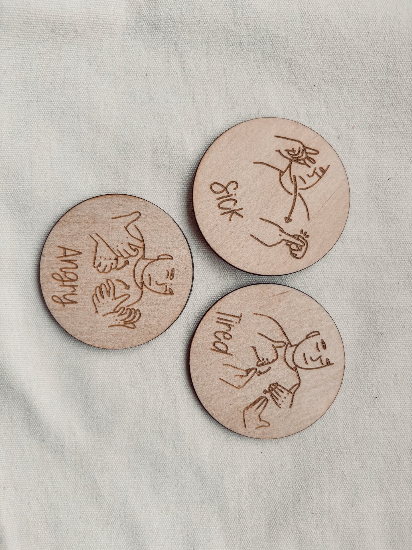 Auslan Emotions Tokens set