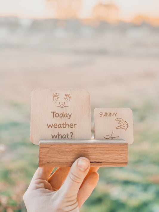 Auslan Weather board