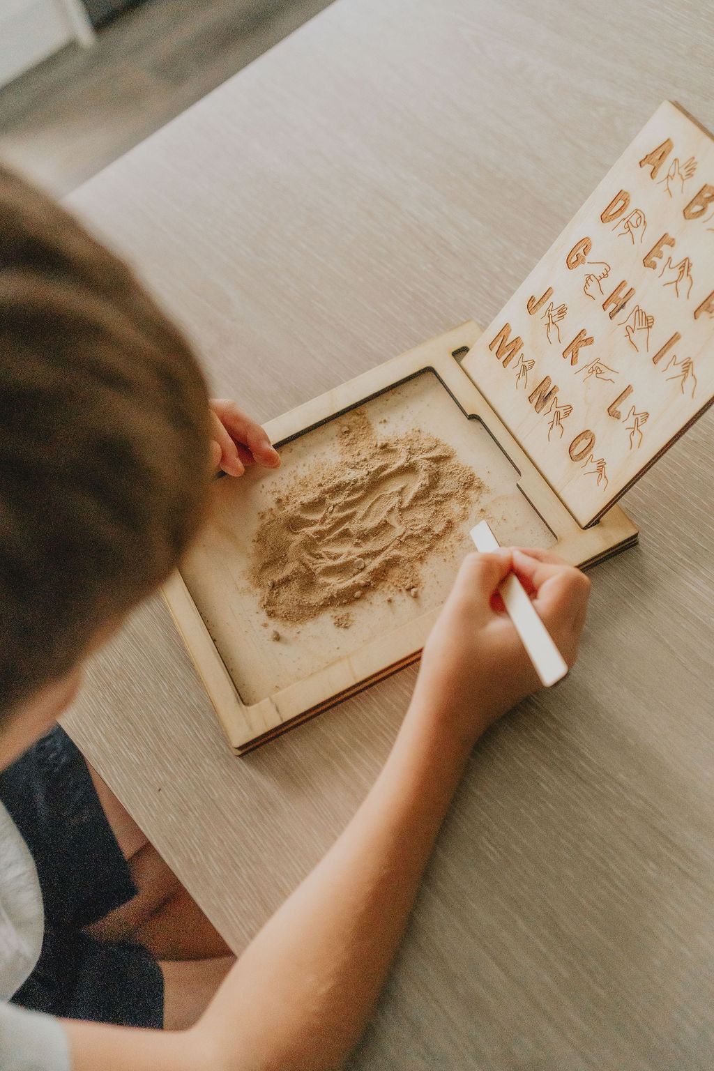 Auslan Alphabet Sensory Board