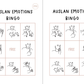 Auslan Emotions Bingo Game