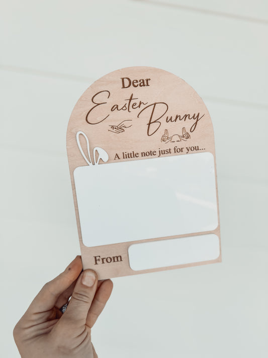 Auslan Easter Bunny Note