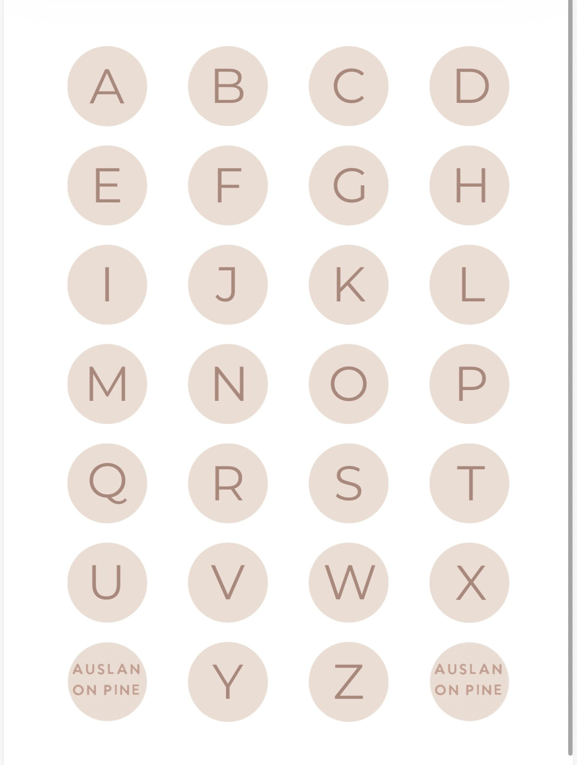 Alphabet Flip Poster