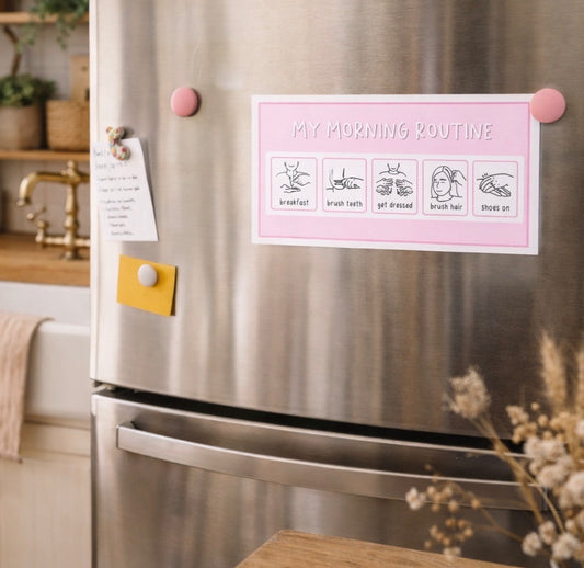 Morning & Night Routine - 5 Step Visual Board